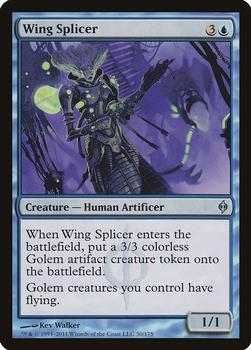 2011 Magic the Gathering New Phyrexia #50 Wing Splicer Front