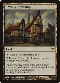 2011 Magic the Gathering Innistrad #239 Gavony Township Front