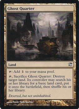 2011 Magic the Gathering Innistrad #240 Ghost Quarter Front