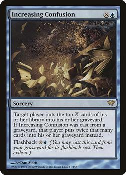 2012 Magic the Gathering Dark Ascension #41 Increasing Confusion Front