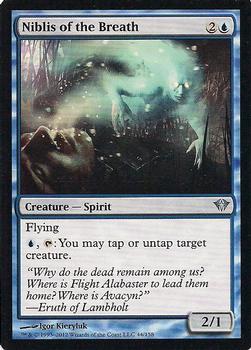 2012 Magic the Gathering Dark Ascension #44 Niblis of the Breath Front