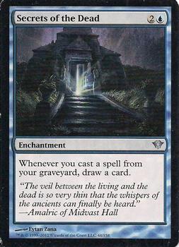 2012 Magic the Gathering Dark Ascension #48 Secrets of the Dead Front