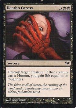 2012 Magic the Gathering Dark Ascension #59 Death's Caress Front