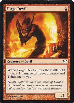 2012 Magic the Gathering Dark Ascension #91 Forge Devil Front