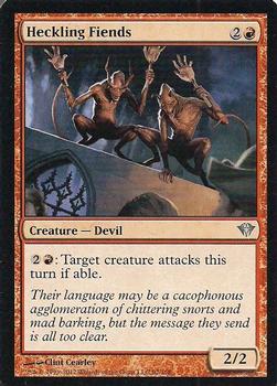 2012 Magic the Gathering Dark Ascension #92 Heckling Fiends Front