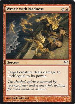 2012 Magic the Gathering Dark Ascension #107 Wrack with Madness Front