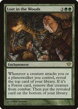 2012 Magic the Gathering Dark Ascension #123 Lost in the Woods Front