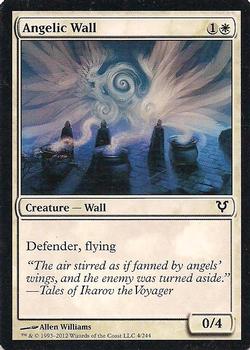 2012 Magic the Gathering Avacyn Restored #4 Angelic Wall Front