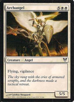 2012 Magic the Gathering Avacyn Restored #5 Archangel Front