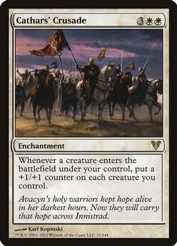 2012 Magic the Gathering Avacyn Restored #10 Cathars' Crusade Front