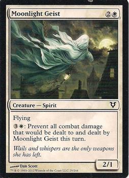 2012 Magic the Gathering Avacyn Restored #29 Moonlight Geist Front