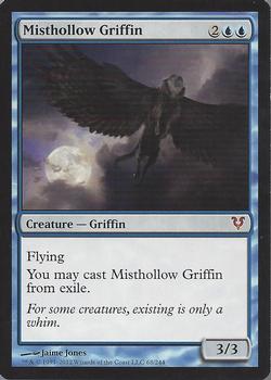 2012 Magic the Gathering Avacyn Restored #68 Misthollow Griffin Front