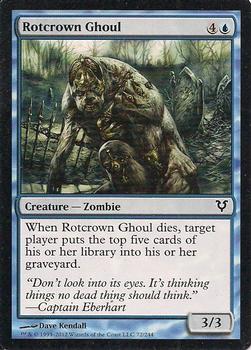 2012 Magic the Gathering Avacyn Restored #72 Rotcrown Ghoul Front