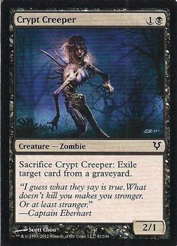 2012 Magic the Gathering Avacyn Restored #91 Crypt Creeper Front