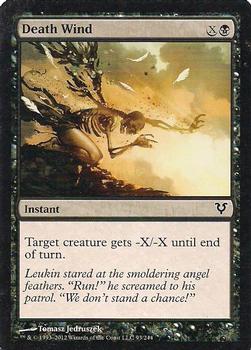 2012 Magic the Gathering Avacyn Restored #93 Death Wind Front