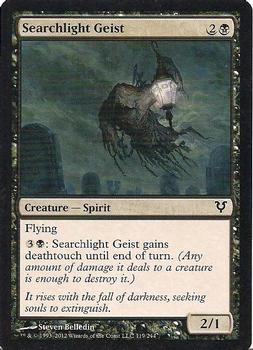 2012 Magic the Gathering Avacyn Restored #119 Searchlight Geist Front