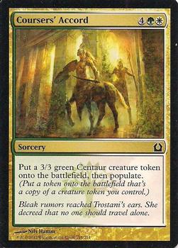 2012 Magic the Gathering Return to Ravnica #154 Coursers' Accord Front