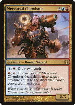 2012 Magic the Gathering Return to Ravnica #180 Mercurial Chemister Front
