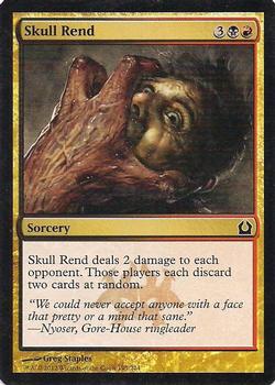2012 Magic the Gathering Return to Ravnica #195 Skull Rend Front