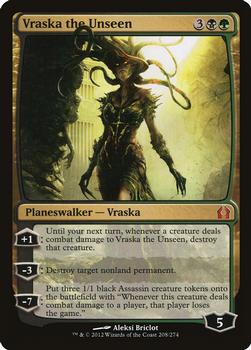 2012 Magic the Gathering Return to Ravnica #208 Vraska the Unseen Front