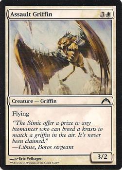 2013 Magic the Gathering Gatecrash #4 Assault Griffin Front