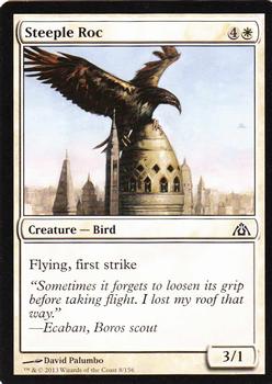 2013 Magic the Gathering Dragon's Maze #8 Steeple Roc Front