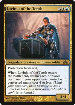2013 Magic the Gathering Dragon's Maze #80 Lavinia of the Tenth Front