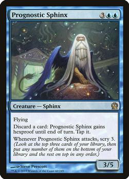 2013 Magic the Gathering Theros #60 Prognostic Sphinx Front