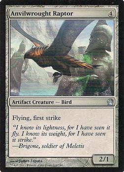 2013 Magic the Gathering Theros #211 Anvilwrought Raptor Front