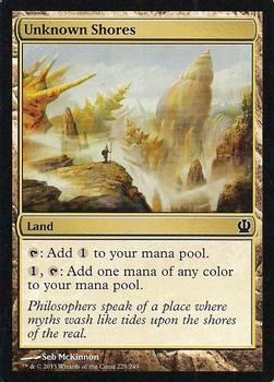 2013 Magic the Gathering Theros #229 Unknown Shores Front