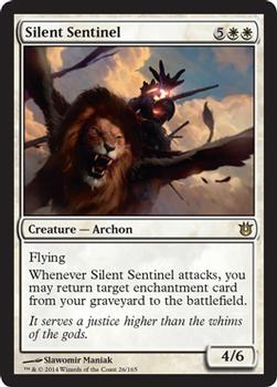 2014 Magic the Gathering Born of the Gods #26 Silent Sentinel Front