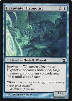 2014 Magic the Gathering Born of the Gods #35 Deepwater Hypnotist Front