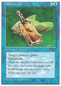 1995 Magic the Gathering Chronicles #NNO Fishliver Oil Front