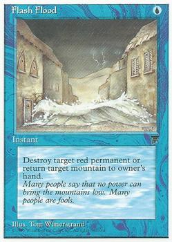 1995 Magic the Gathering Chronicles #NNO Flash Flood Front