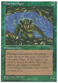 1995 Magic the Gathering Chronicles #NNO Ghazbán Ogre Front
