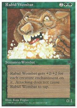 1995 Magic the Gathering Chronicles #NNO Rabid Wombat Front
