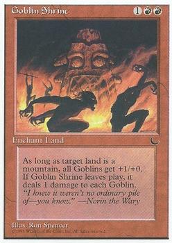 1995 Magic the Gathering Chronicles #NNO Goblin Shrine Front