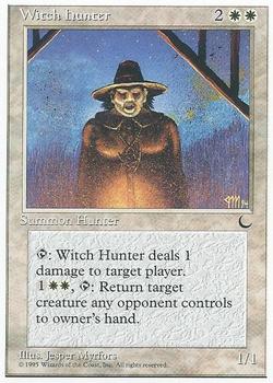 1995 Magic the Gathering Chronicles #NNO Witch Hunter Front