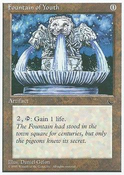 1995 Magic the Gathering Chronicles #NNO Fountain of Youth Front
