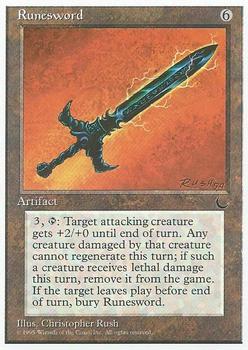 1995 Magic the Gathering Chronicles #NNO Runesword Front