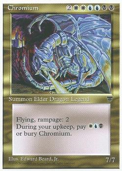 1995 Magic the Gathering Chronicles #NNO Chromium Front