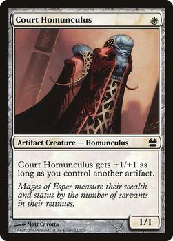 2013 Magic the Gathering Modern Masters #11 Court Homunculus Front