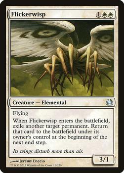 2013 Magic the Gathering Modern Masters #16 Flickerwisp Front