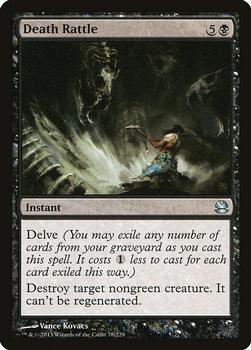 2013 Magic the Gathering Modern Masters #78 Death Rattle Front