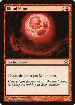 2013 Magic the Gathering Modern Masters #106 Blood Moon Front
