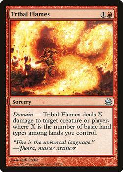 2013 Magic the Gathering Modern Masters #138 Tribal Flames Front