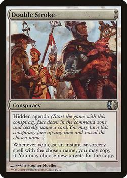 2014 Magic the Gathering Conspiracy #4 Double Stroke Front