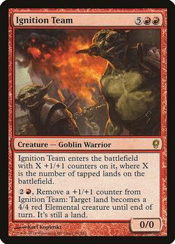 2014 Magic the Gathering Conspiracy #34 Ignition Team Front