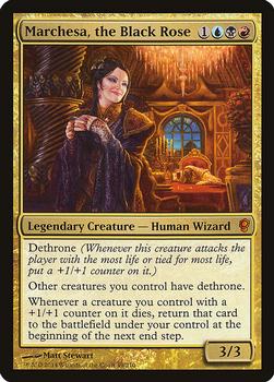 2014 Magic the Gathering Conspiracy #49 Marchesa, the Black Rose Front