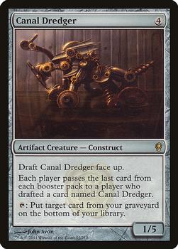 2014 Magic the Gathering Conspiracy #55 Canal Dredger Front